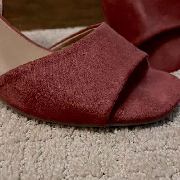 Universal threads rust chunky heels New 9.5! Suede like - Picture 2 of 12